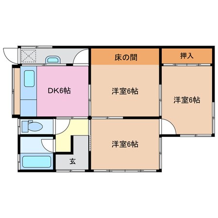 尾鷲駅 徒歩20分 1階の物件間取画像